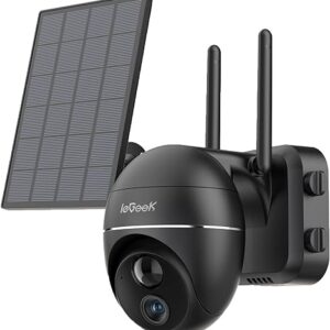 ieGeek Caméra Surveillance Solaire WiFi Extérieure sans Fil