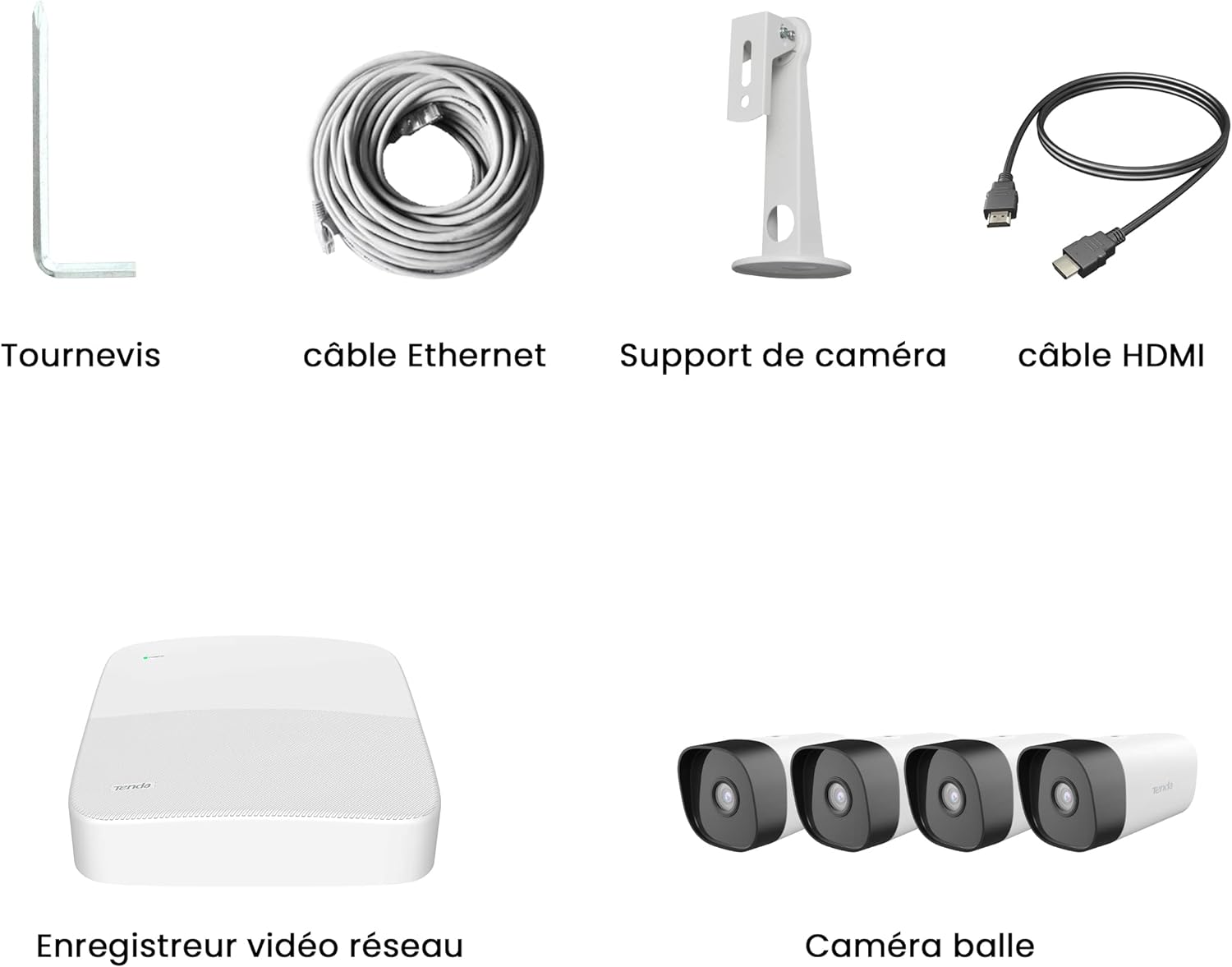Kit 4 Caméras de Surveillance Extérieure pour magasin 4mp – Image 6