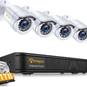 Kit 4 caméras Système de Sécurité : Surveillance Avancée pour Magasin