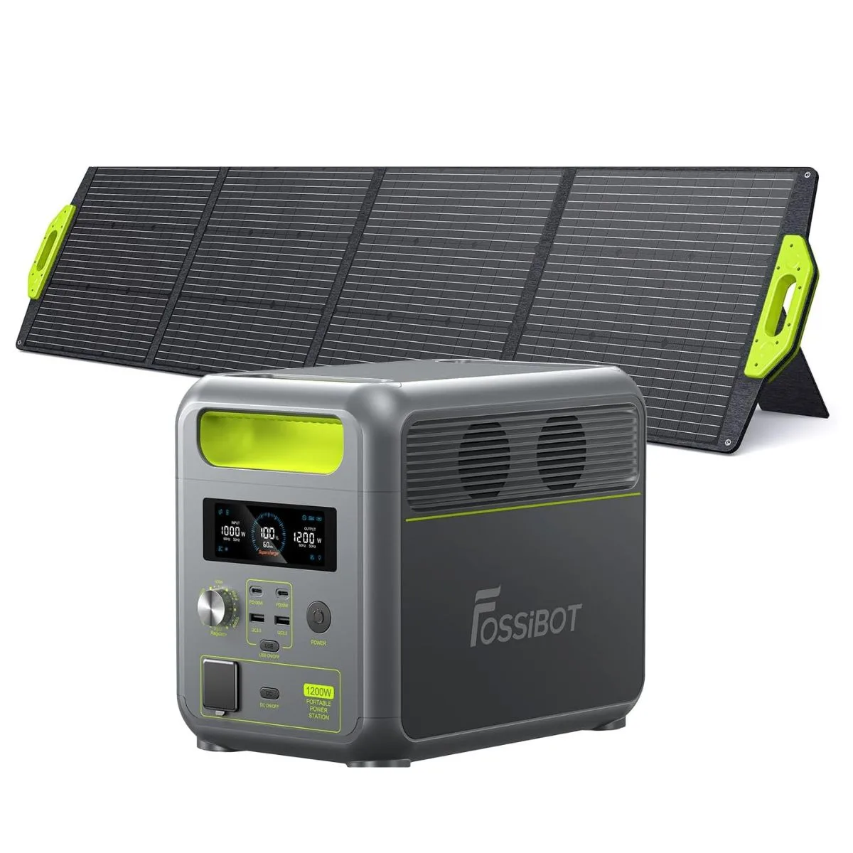 Fossibot F1200 avec panneau solaire - Batterie Nomade