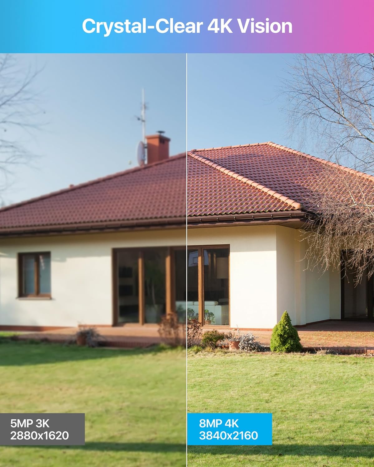 Kit 8 Caméras de Surveillances Extérieure pour Magasin - Full HD 4K – Image 9