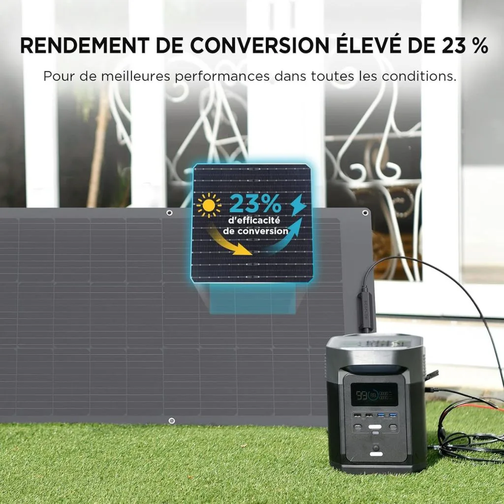 Panneau Solaire Flexible (100W) – Image 4