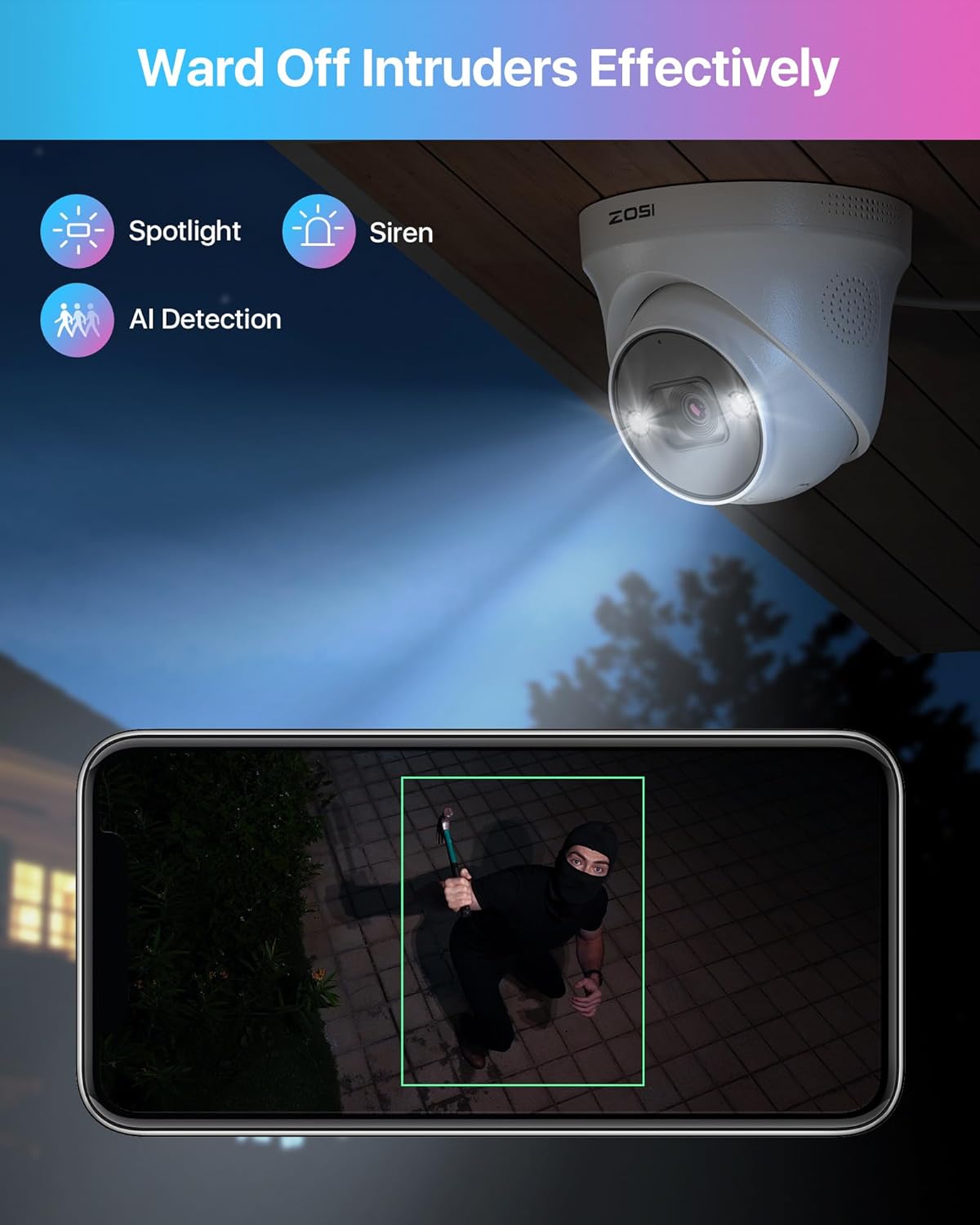 Kit 8 Caméras de Surveillances Extérieure pour Magasin - Full HD 4K – Image 3