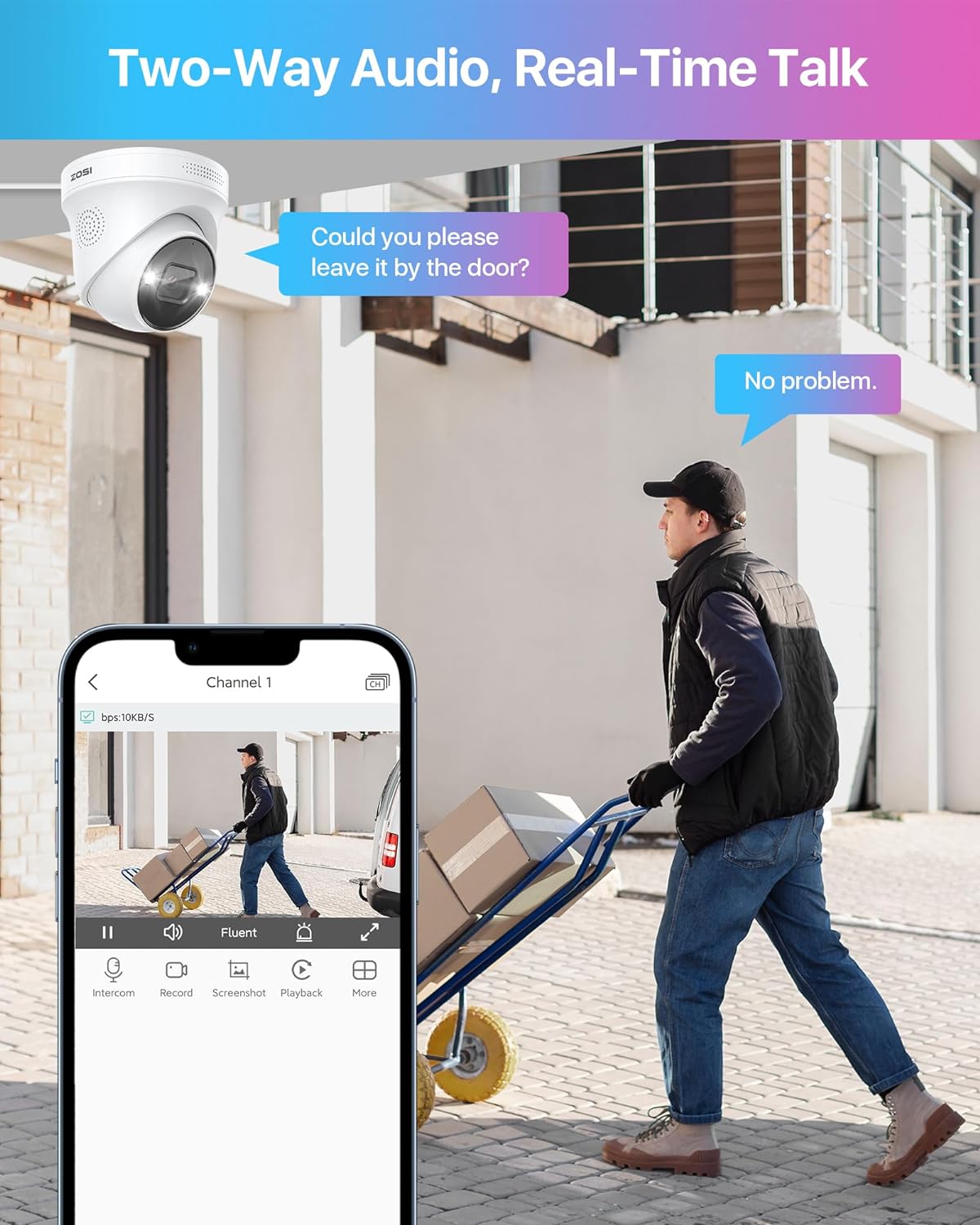 Kit 8 Caméras de Surveillances Extérieure pour Magasin - Full HD 4K – Image 4