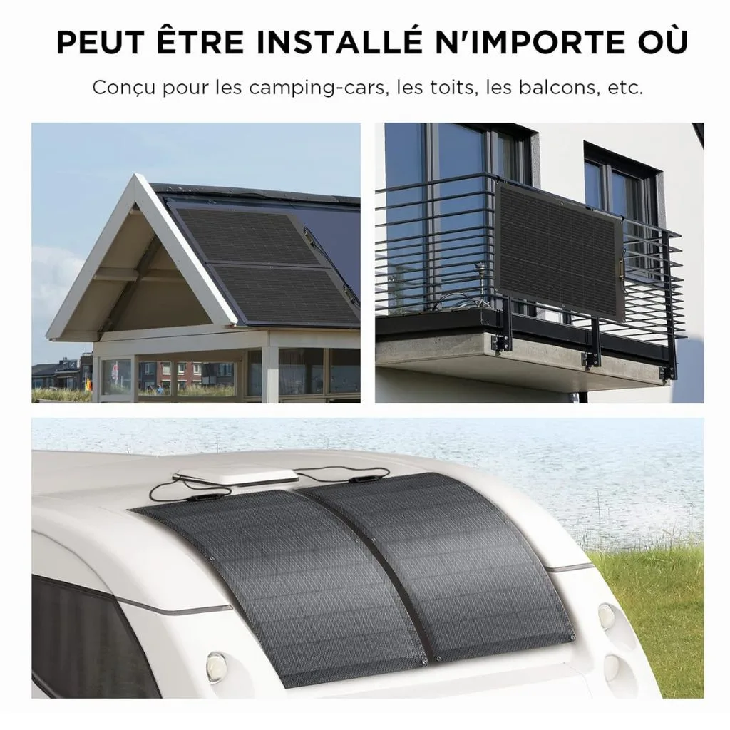 Panneau Solaire Flexible (100W) – Image 5