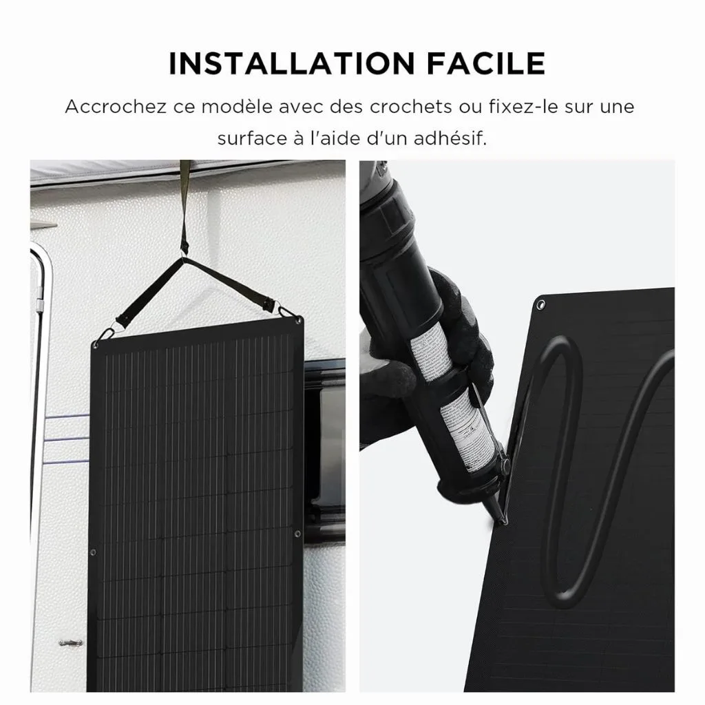 Panneau Solaire Flexible (100W) – Image 6