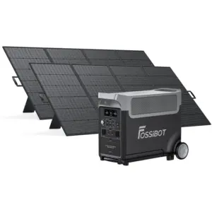 FOSSIBOT - Generateur station electrique portable avec panneau solaire F3600