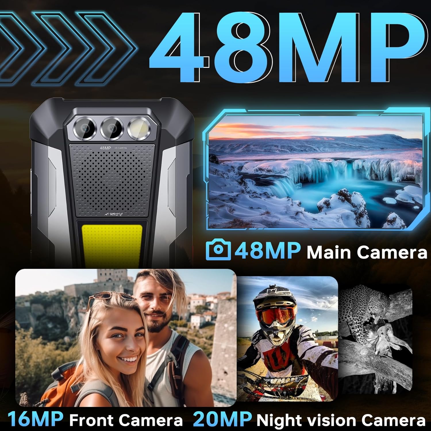 Téléphone Portable Incassable FOSSIBOT F106 Pro | 5G | Résistant Choc et Eau – Image 6