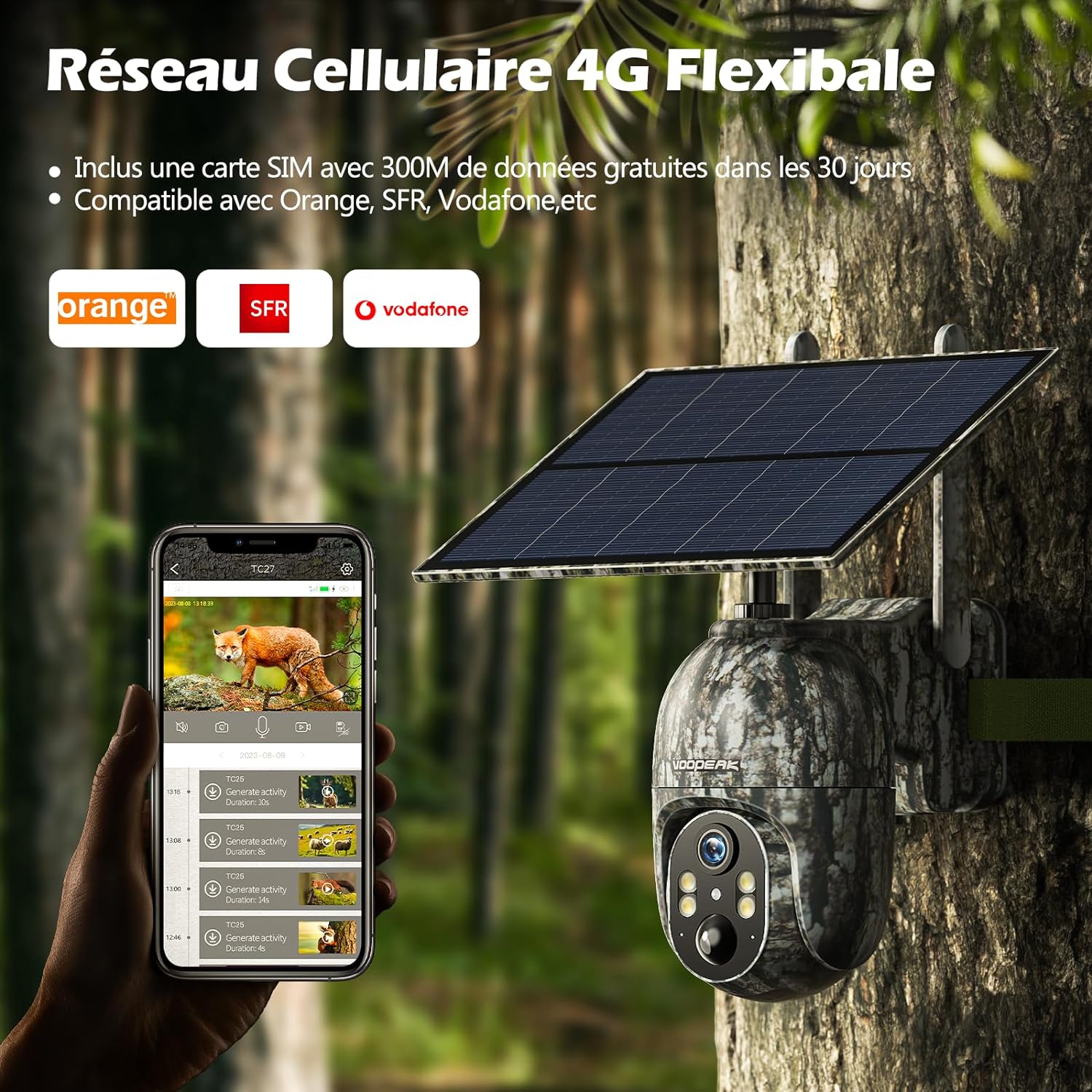 Caméra de Chasse 4G Solaire avec Carte SIM – Image 2