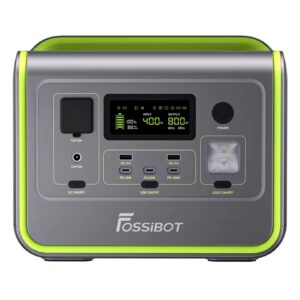 Fossibot F800 : Station électrique Portable solaire Puissante pour une Autonomie