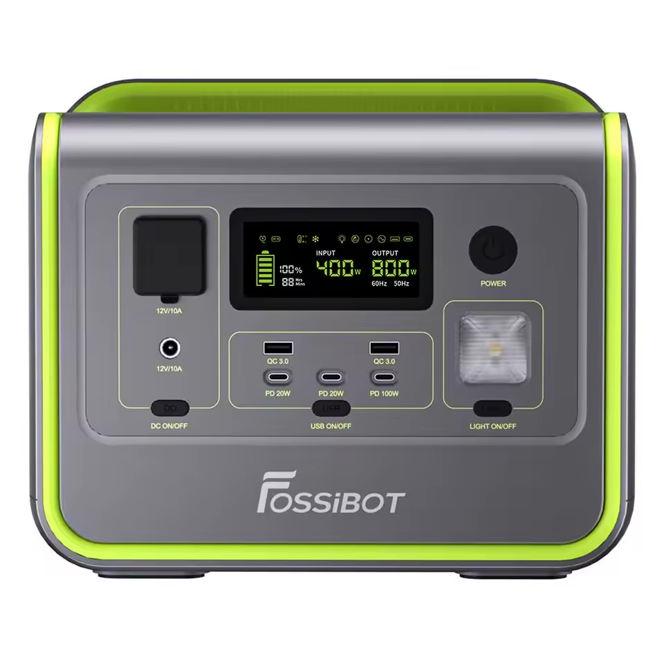 Fossibot F800 : Station électrique Portable solaire Puissante pour une Autonomie