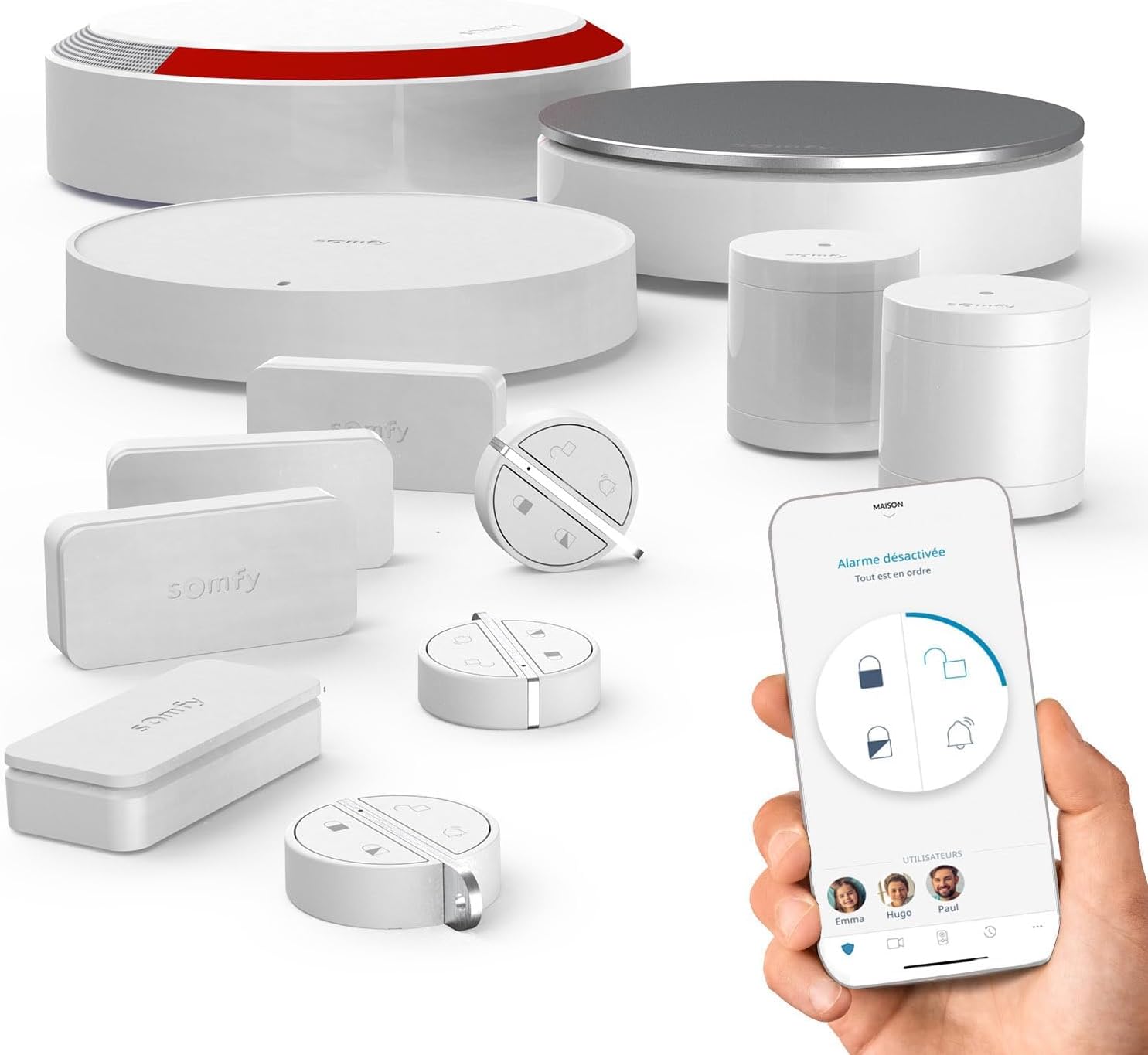 Pack d'Alarme complet SOMFY sans fil